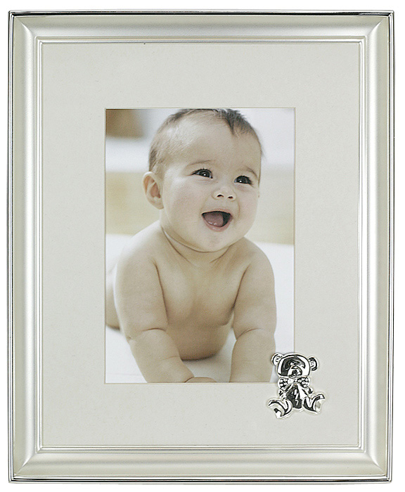 Valokuvakehys, hopeoitu nalle - Kehykset ja albumit - 078570 - 1