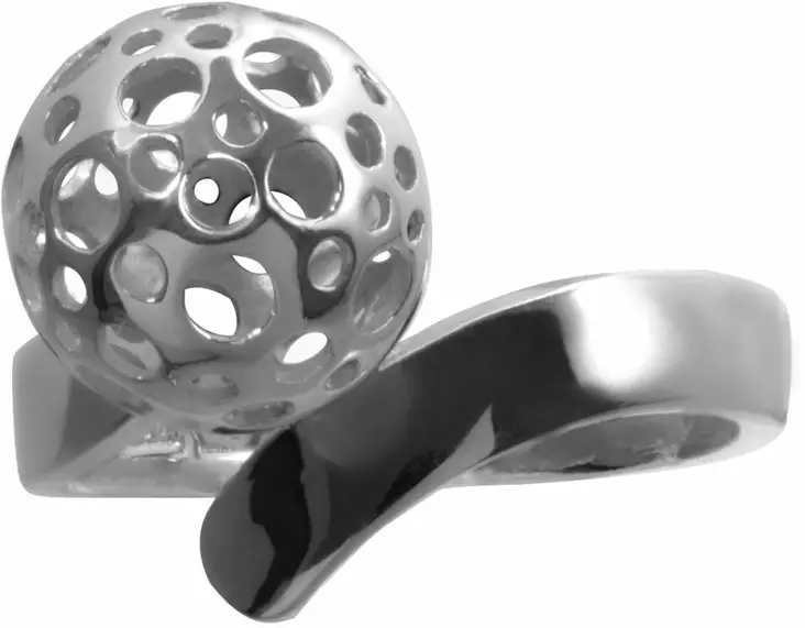 Vitali lepp=C3=A4kerttu sormus 012-950 - Hopeiset sormukset - 012-950-10 - 1