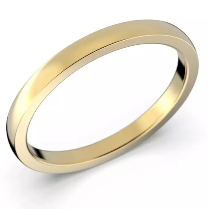 Festive Firenze medium 2,0mm kihlasormus - Kihlasormukset - 14-TFL20-16-KK-140 - 1