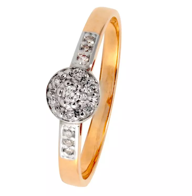 Timanttisormus G09068-2 - Timanttisormukset Goldstar - G09068-2-160 - 1