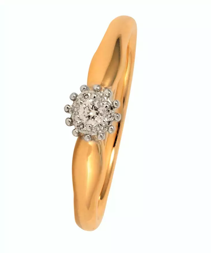 Timanttisormus G09140 - Timanttisormukset Goldstar - G09140-180 - 1