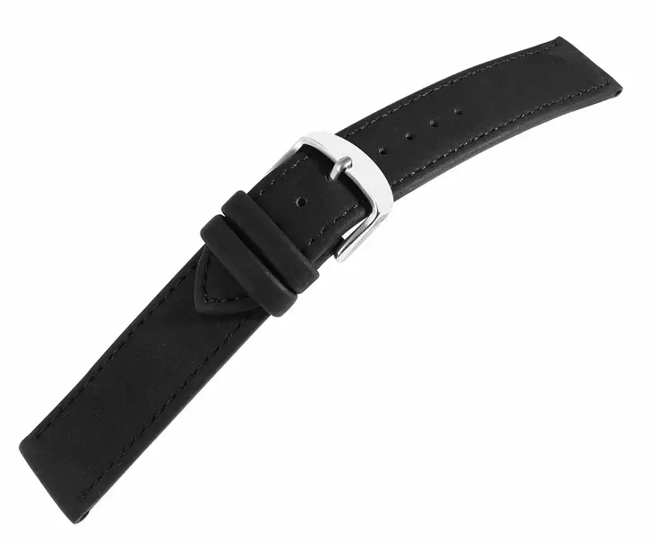 KELLONRANNEKE nahka musta 14mm - Kellojen rannekkeet - SH554-140 - 1
