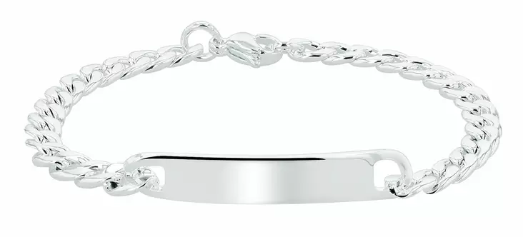 Brian laattaranneketju terästä 18cm - Rannekorut - SH450 - 1