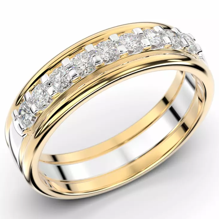 Festive Sophia Triple timanttisormus 14-3644-027 - Timanttisormukset Festive - 14-364-027-140 - 1