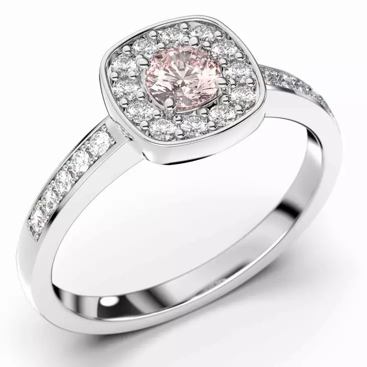 Festive Alicia timanttisormus morganiitilla 503-043M_VK - Timanttisormukset Festive - 14-503-043M-VK-140 - 1