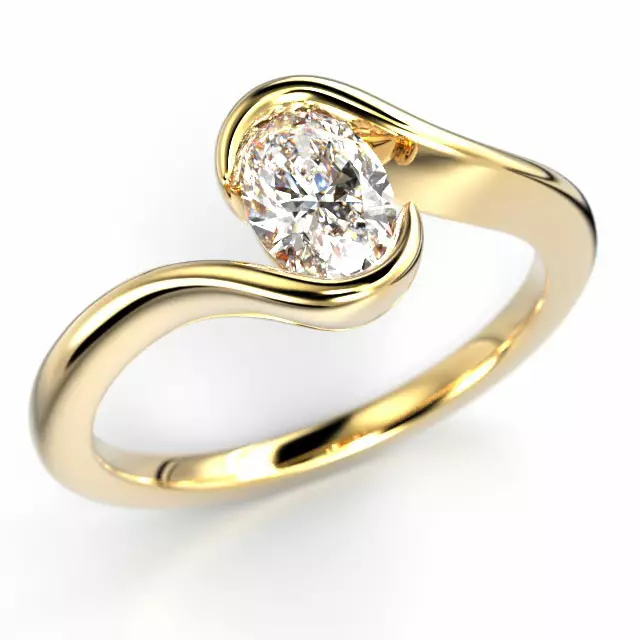 Festive Aurea timanttisormus 14-734-050-KK - Timanttisormukset Festive - 14-734-050L-KK-150 - 1