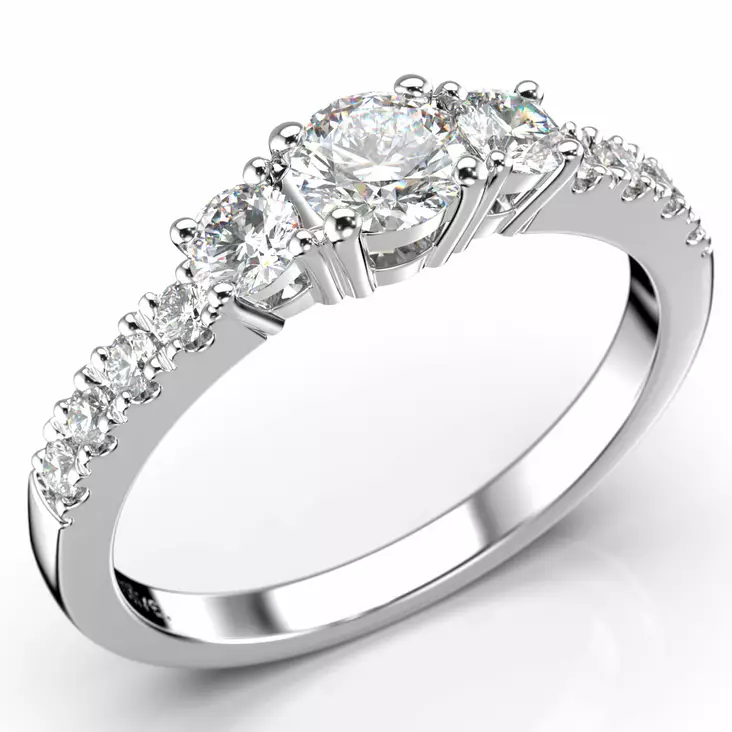 Festive Auora timanttisormus 14-506-066-VK - Timanttisormukset Festive - 14-506-066-VK-140 - 1