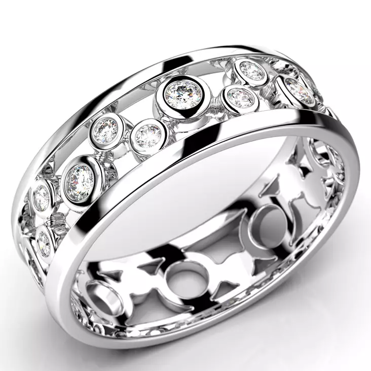 Festive Circular timanttisormus 14-478-014-VK - Timanttisormukset Festive - 14-478-014-VK-140 - 1