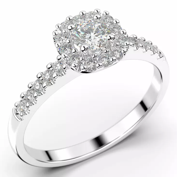 Festive Janette timanttisormus laboratoriotimanteilla 14-566-040L-VK - Timanttisormukset Festive - 14-566-040L-VK-140 - 1