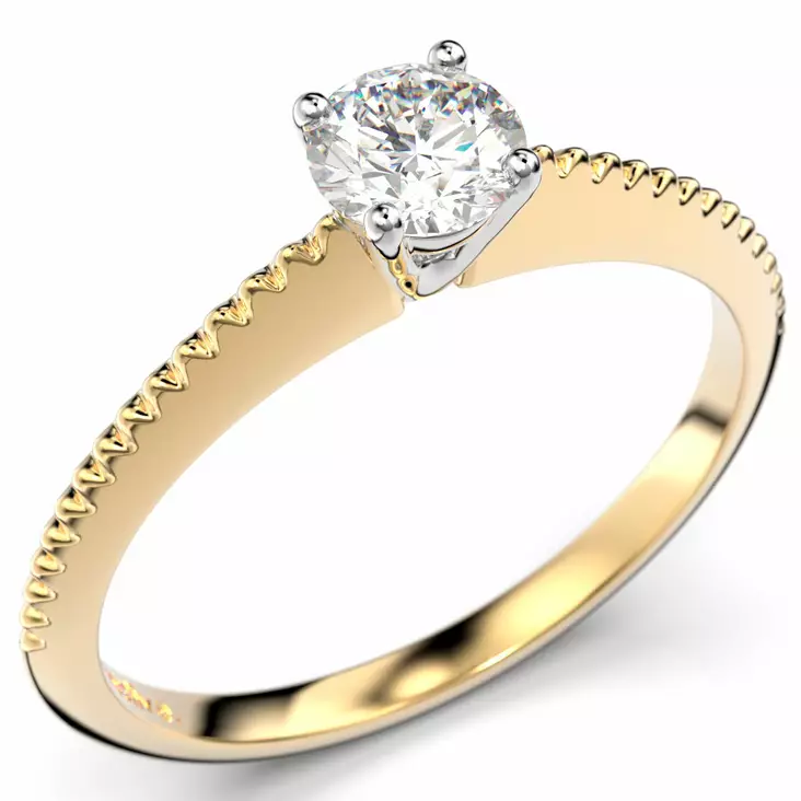 Festive Leonora Solitaire timanttisormus 0,30 karaatin timantilla. - Timanttisormukset Festive - 14-555-030-140 - 1