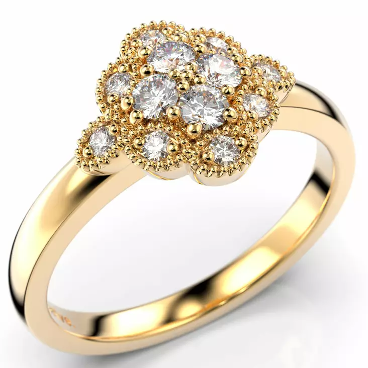 Festive Lotus Little timanttisormus 541-020 - Timanttisormukset Festive - 14-541-020-140 - 1