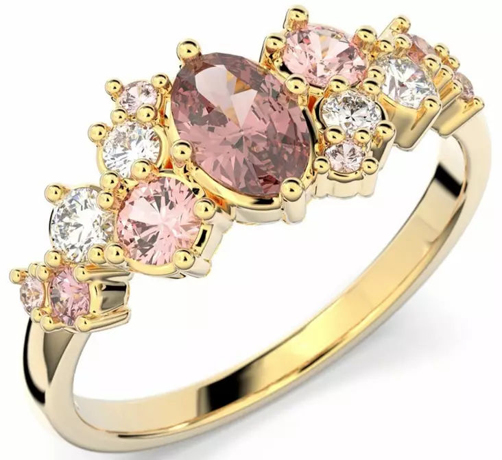 Festive Natasha sormus - Timanttisormukset Festive - 14-610-100P-KK-140 - 1