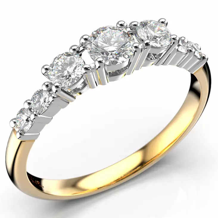 Festive Solina timanttisormus 499-052 - Timanttisormukset Festive - 14-499-052-140 - 1