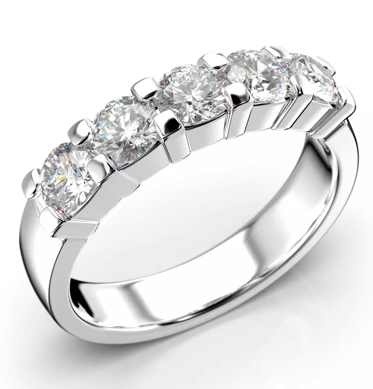 Festive Sophia double timanttisormus 14-480-100-VK - Timanttisormukset Festive - 14-480-100-VK-140 - 1