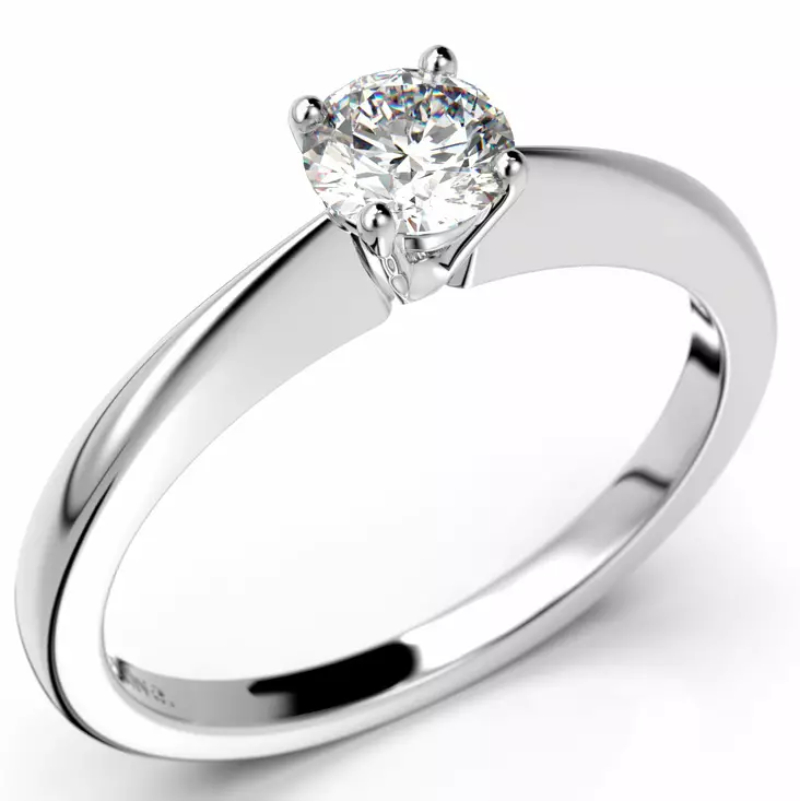 Festive Vanessa timanttisormus, valkokultaa - Timanttisormukset Festive - 14-558-030-VK-140 - 1