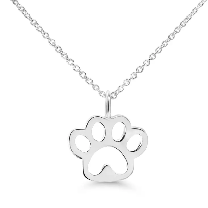 Hopeakaulakoru tassu - Kaulakorut ja riipukset - WN-32340 - 1