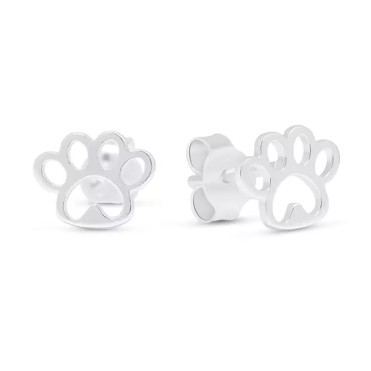 Hopeiset tassukorvakorut - Hopeiset korvakorut - WE-32340 - 1