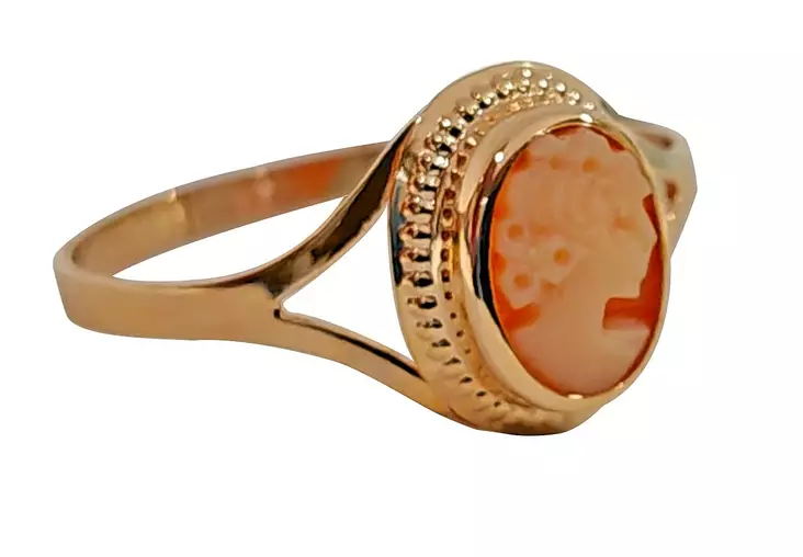 Kame sormus 8x6mm - Kultaiset sormukset - K041-160 - 1