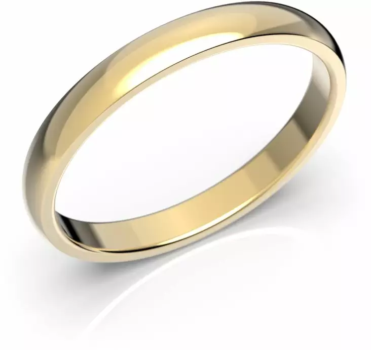 Kihlasormus Festive Torino light 2,5mm kuvattuna etuviistosta - Kihlasormukset - 9-PP25-13-KK-150 - 1