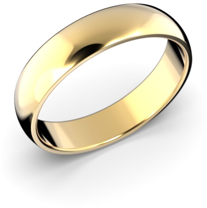 Kihlasormus Festive Torino light, 4,5mm, keltakulta kuvattu etuviistos=
ta - Kihlasormukset - 9-PP45-13-KK-150 - 1