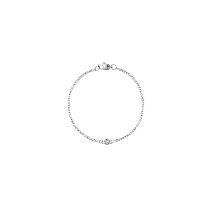 Mockberg Thing Diamond Silver Bracelet - Mockberg korut - MO330 - 1