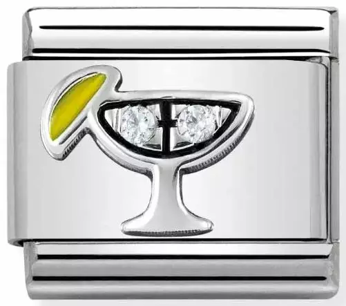 Nomination Coctail with white CZ - Composable Classic - 330304-30 - 1