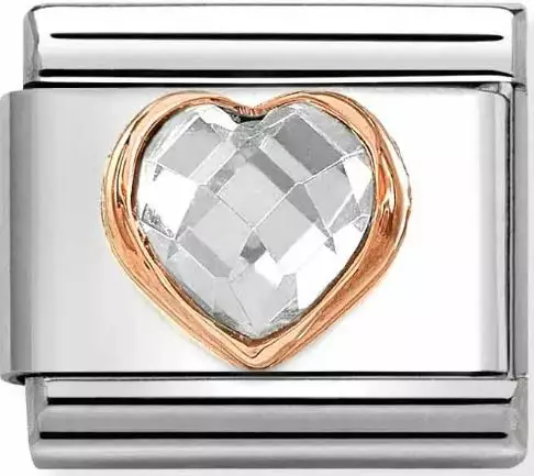 Nomination Fasettisydän Kirkas - Nomination combosable classic - 430607-010 - 1