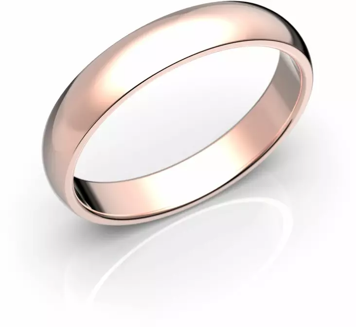 Punakultainen kihlasormus Festive Torino Light, 9-PP35-13-PK, kuvattun=
a etuviistosta - Kihlasormukset - 9-PP35-13-PK-150 - 1