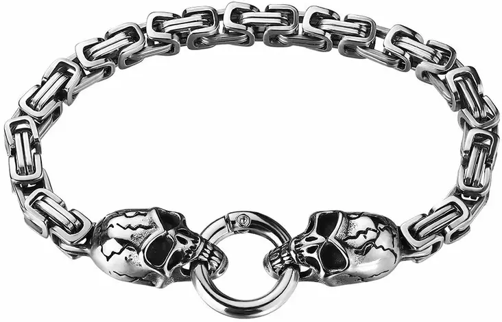 P=C3=A4=C3=A4kallo ranneketju 22cm - Teräksiset rannekorut - H875-220 - 1