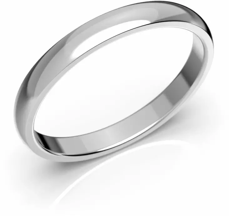 Valkokultainen kihlasormus Festive Torino light 2,5mm kuvattuna etuvii=
stosta - Kihlasormukset - 9-PP25-13-VK-150 - 1