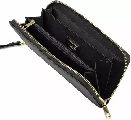 Aarni Hirvennahkainen Clutch-lompakko Musta AW-CLUTCH1 2 - Korttikotelot ja rasiat - AW-CLUTCH1 - 2