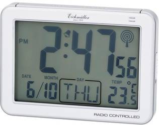 Digital Her=C3=A4tyskello Valkoinen 9859-1 - Herätyskellot - 9859-1 - 1