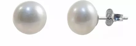 Helmi korvakoru 9mm tappi - Hopeiset korvakorut - PS011 - 1