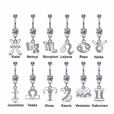 Napakoru horoskooppi - Lävistyskorut - HW08-1 - 1
