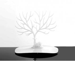 Korupuu Poro valkoinen - Korujen säilytys - ZE31 - 2