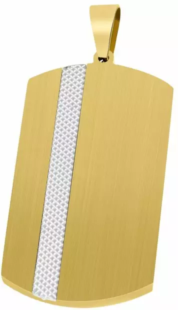 Laattariipus ter=C3=A4st=C3=A4 kullattu SH410-001 - Teräksiset kaulakorut - SH410-001 - 1