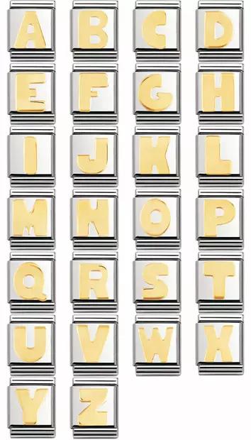 Nomination Big palat - aakkoset - Composable Big - 032101-01 - 1