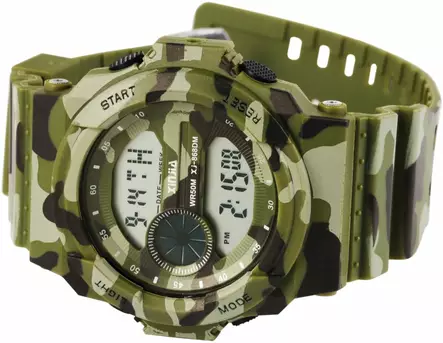 Xinjia digital black camo green kello - Ryhmittelemättömät miesten rannekellot - X06-001 - 2