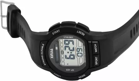 Xinjia digital black silikon - Ryhmittelemättömät miesten rannekellot - X15-001 - 2