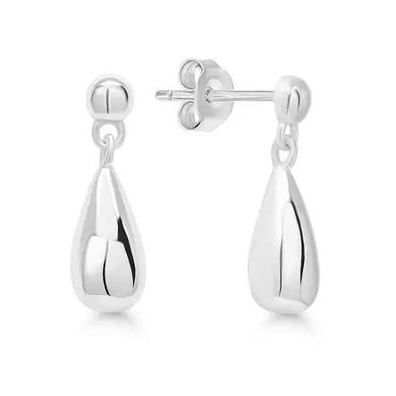 Roikkuvat pisara hopeakorvakorut - Hopeiset korvakorut - BOL-E0831 - 1