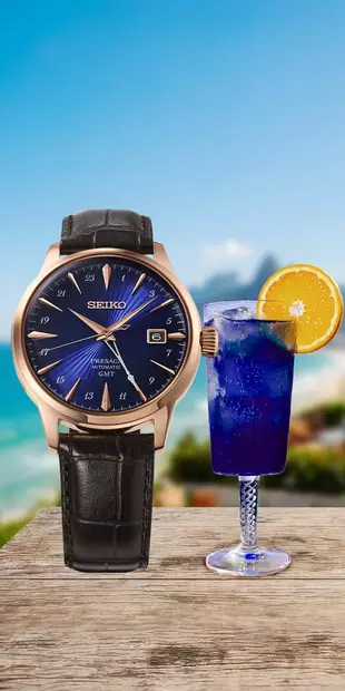 Seiko Presage Automatic Cocktail Time - Miesten rannekellot - HCB005J1 - 2