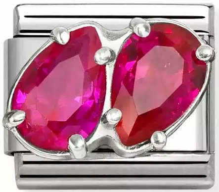 Nomination pala Douple drops Red - Nomination combosable classic - 330329-11 - 1