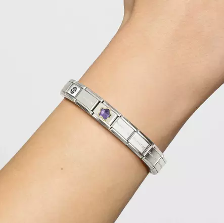 Nomination pala Violetti Kukka - Nomination - 030615-001 - 2