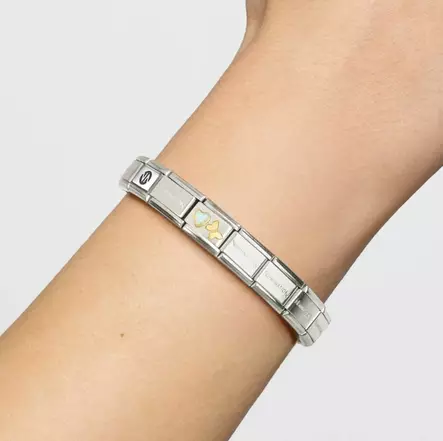 Nomination pala White Opal Butterfly - Nomination - 030523-11 - 2