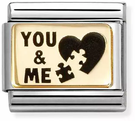 Nomination pala You and me puzzle 030166-71 - Nomination combosable classic - 030166-71 - 1