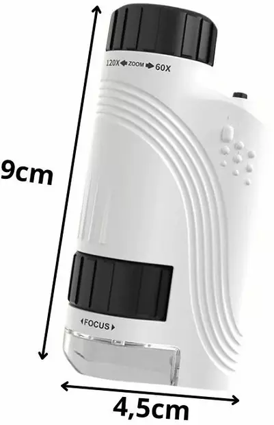 Optinen luuppi 120x ledzoom - Kellosepäntyökalut - Z9221 - 2