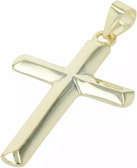 Ristiriipus kullattua hopeaa 32x19 mm - Rippiristit kullattu hopea - SH290-001 - 2