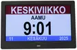 Dementiakello musta DE101 - Pöytäkellot - DE101 - 1