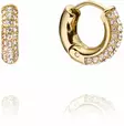 Mockberg Pave everyday small gold hoops - Teräksiset korvakorut - MB0191 - 3
