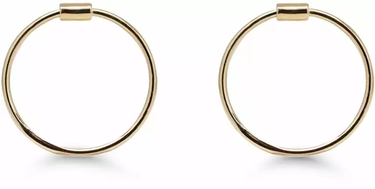 6-HR-11 Hoitorengas 11mm kulta - Kultaiset korvakorut - 6-HR-11 - 1